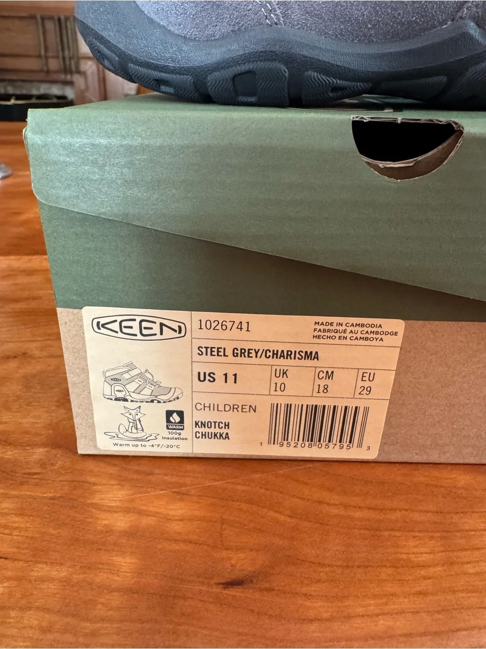 Keen Kids Chukka Purple & Gray Waterproof Ankle Boot